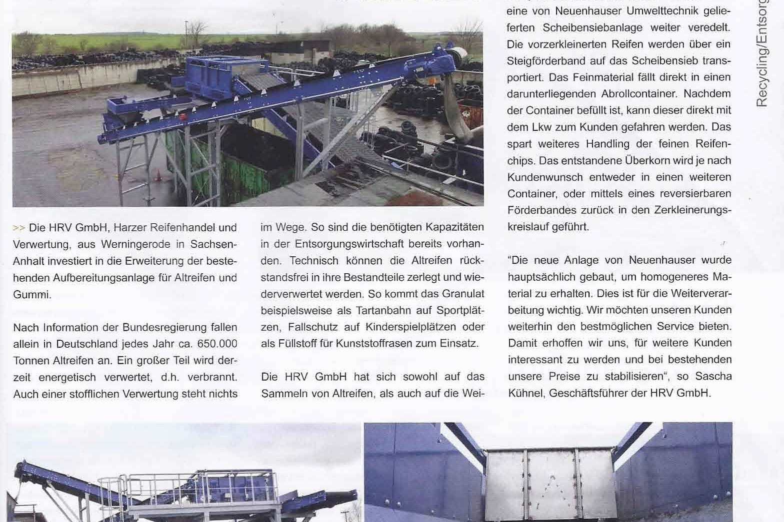 HRV GmbH - Zeitungsartikel Reife Leistung