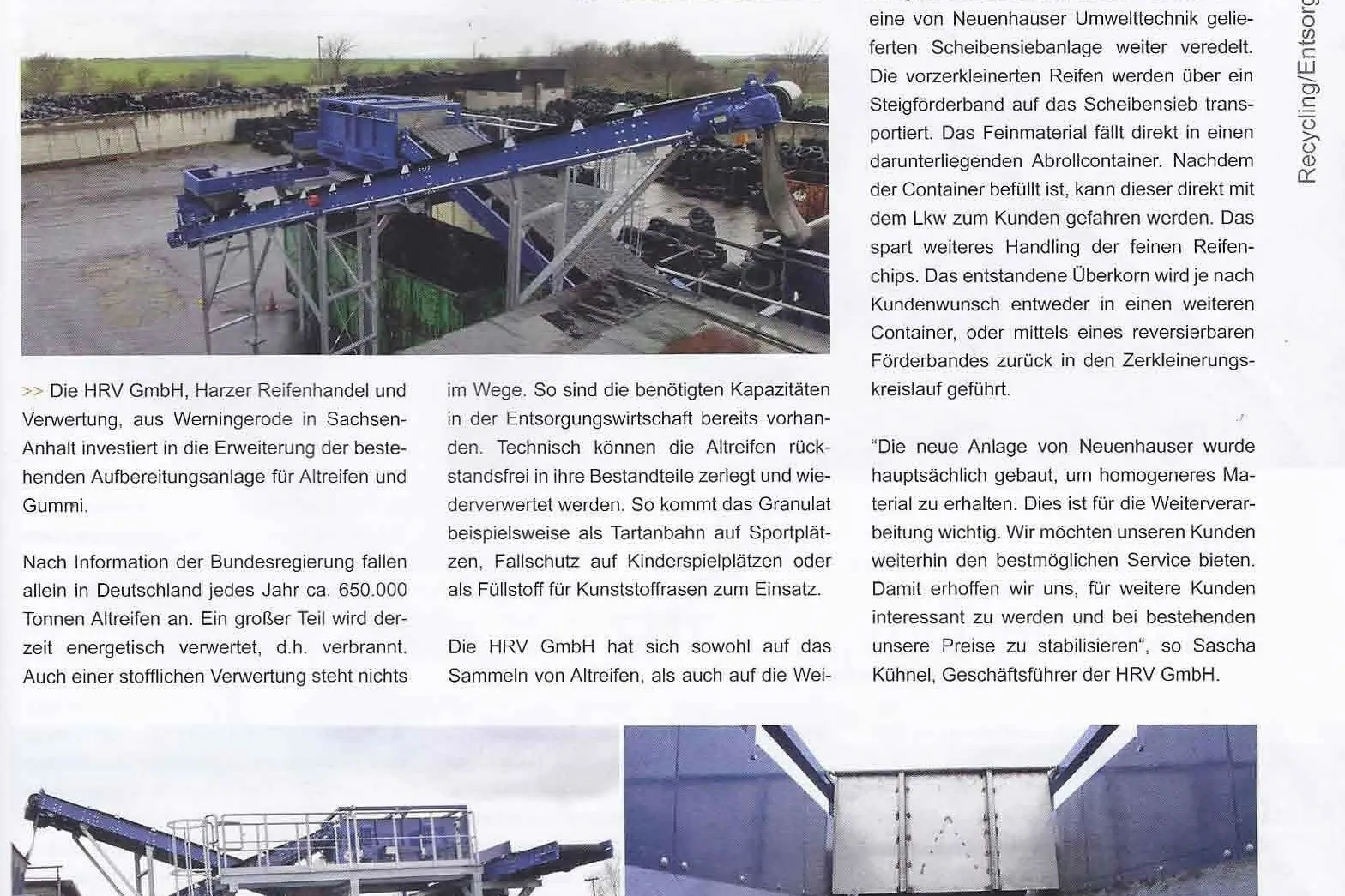 HRV GmbH - Zeitungsartikel Reife Leistung