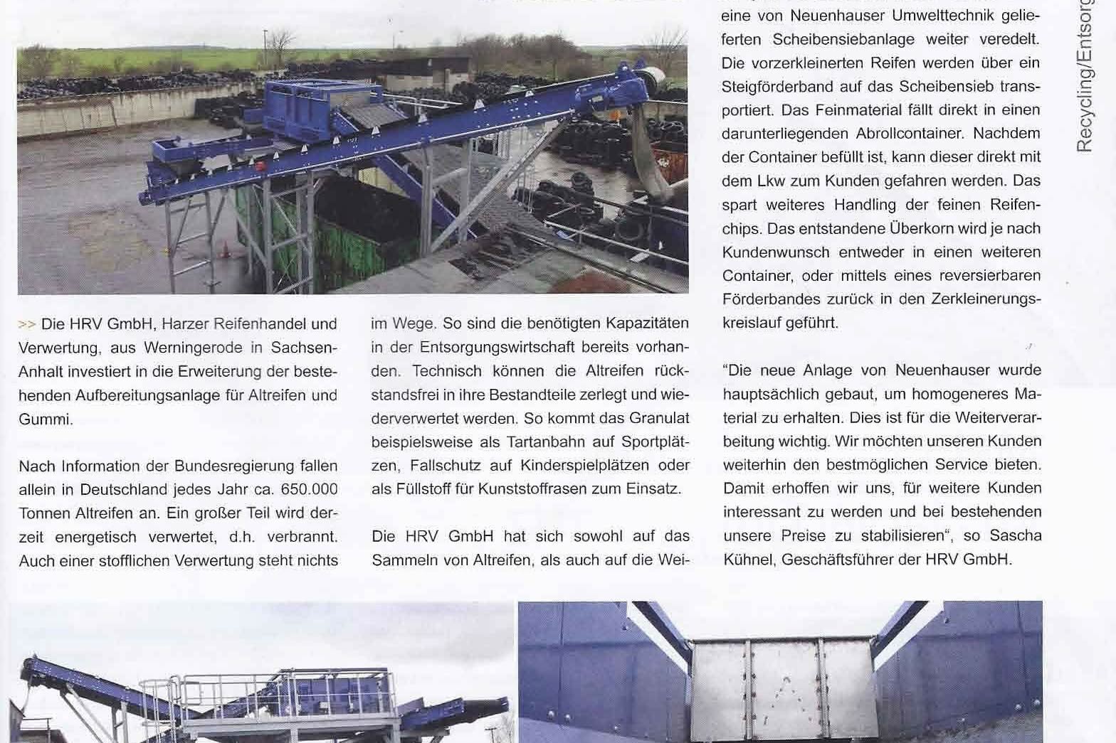 HRV GmbH - Zeitungsartikel Reife Leistung
